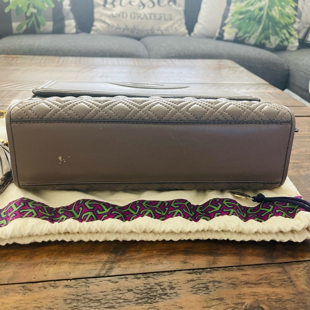 Authentic Large Tory Burch Adjustable Fleming - image 4